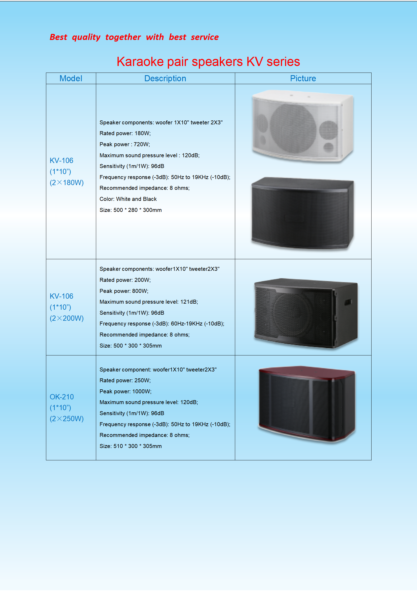 Karaoke pair speaker KV series ( 10 inch)_01(1).png