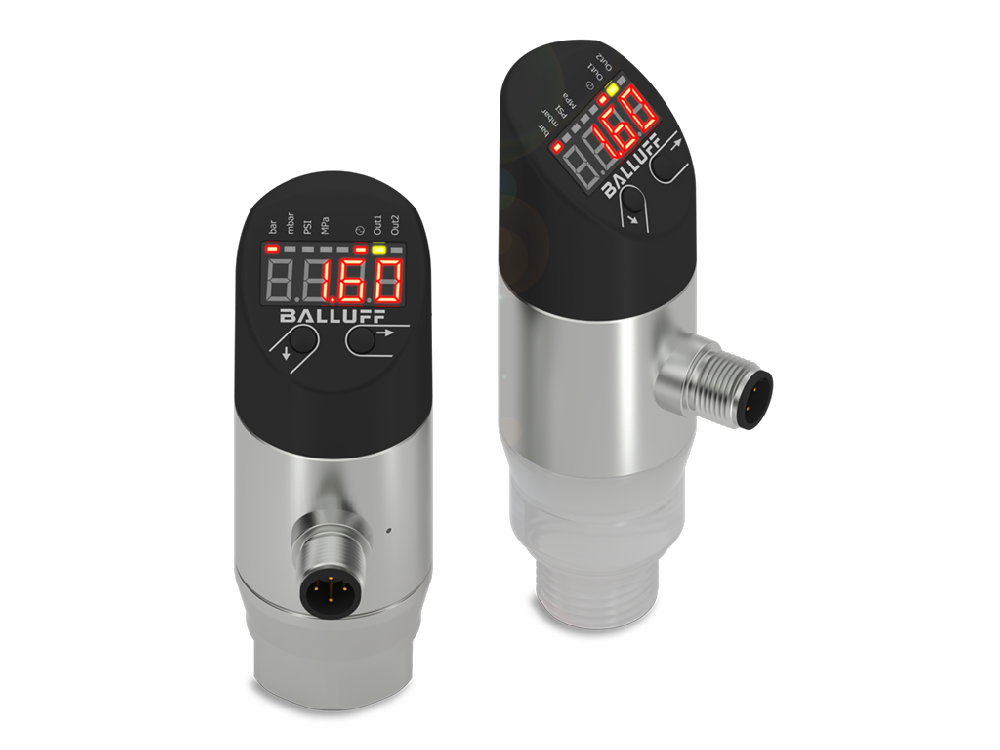 Digital pressure sensors with display