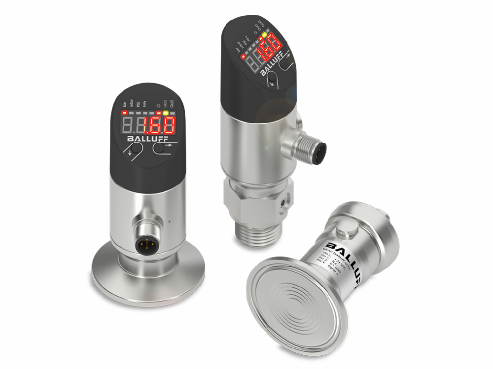 Front flush pressure sensors